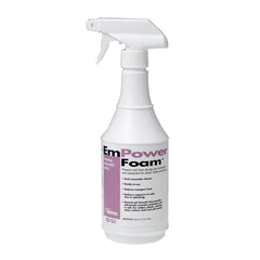Enzymatic foam spray